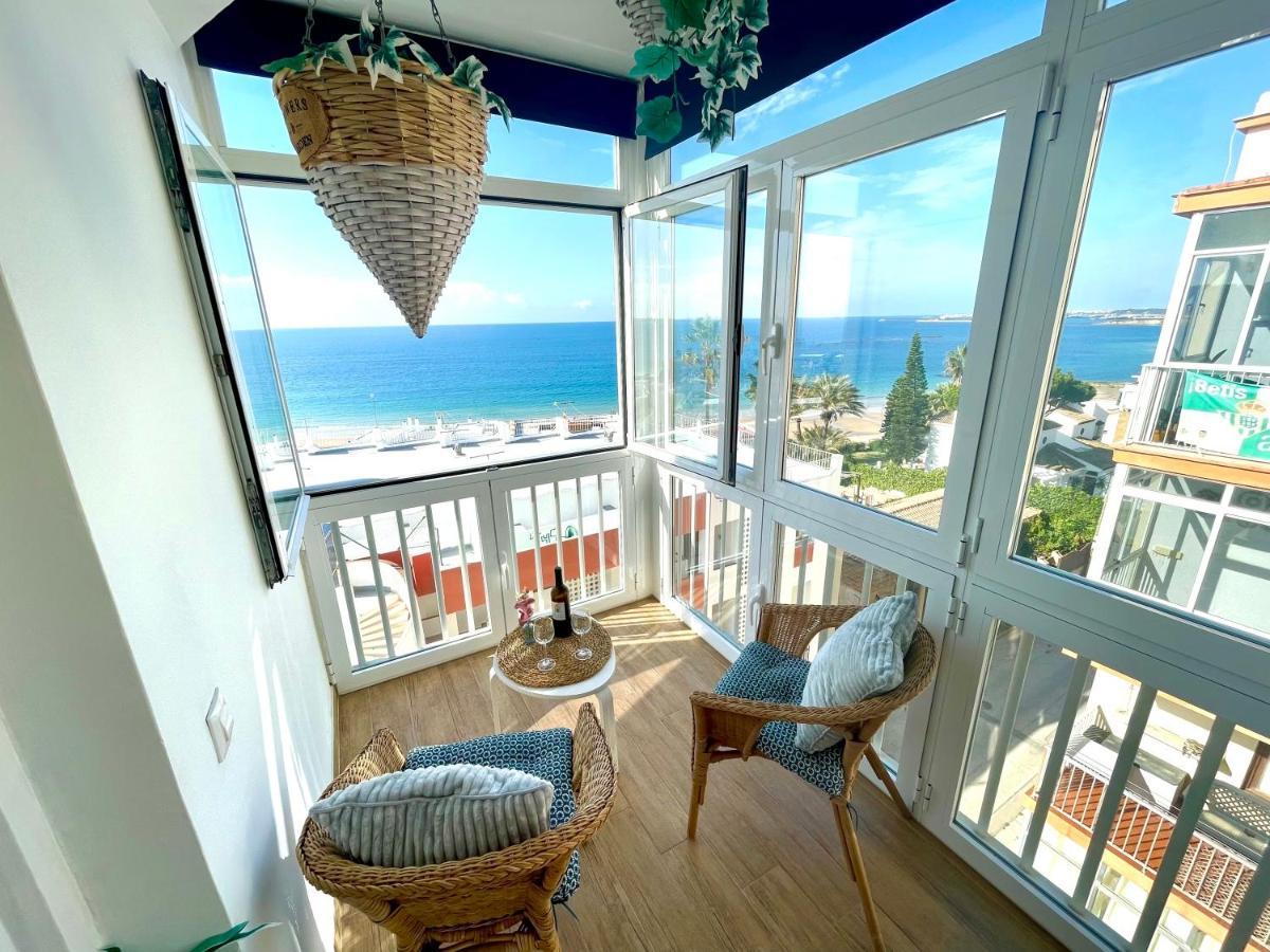 Gatu Casa Muse Junto A La Playa, Vista Al Mar, Aire Acc, Terraza, Wifi Y Chimenea " Preferente Mayores De 25 Anos Y Familias " El Puerto de Santa Maria Bagian luar foto